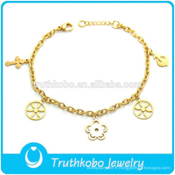 TKB-B0188 Femme 2015 Nouvelle ancre et crochet en or pour bracelets à breloques